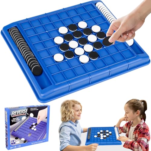 Othello Klassisches Brettspiel, Abalone Spiel, Sequence Spiel, Strategiespiel und Denksport, Reversi Spiel für 2 Spieler von Yizemay