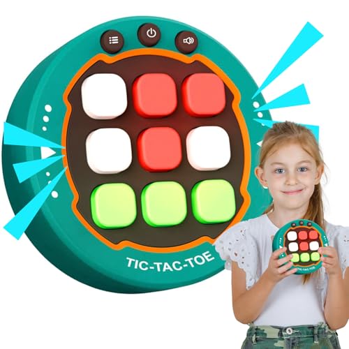 Tic Tac Toe Spiel, Spieler Brettspiele, Big Eat Small Game Eltern Kind Interaktion Kinder Spiele, Klassisches Familien Brettspiel, Interaktives Tischspiele für die Frühe Bildung (C) von Yizemay