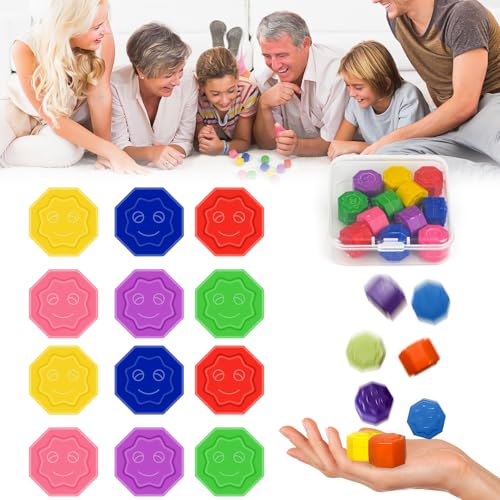 Yizemay 12PCS Gonggi Korean Game, Spaßige Traditionelle Koreanische Spiele Wie Jebi Chagi, Gonggi Jack Stone Pebbles Set Spiel, Hand Eye Coordination Training Spielzeug, Steinspiel Steinfangspiel von Yizemay