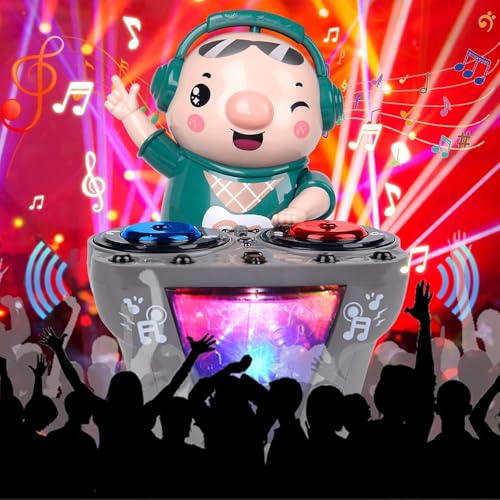 Yizemay DJ Swinging Piggy Toy, 2024 New Dj Swinging Piggy Toy DJ Light Music Dancing Pig Toy Baby Spielzeug Montessori Spielzeug Ab 6 Monate Musikalische Spielzeuge für Babies (C) von Yizemay