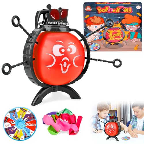 Desktop Ballonspiel, Balloon Blast Burst Box Spiele, Interaktives Ballon Brettspiel, Luftballon Battle Family Game für Kinder Erwachsene (A) von Yizemay