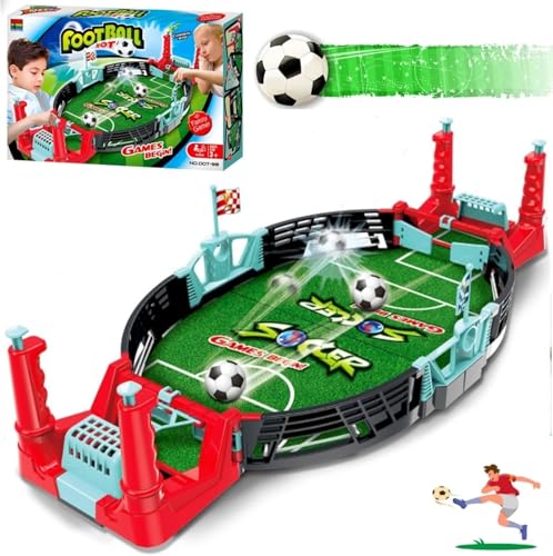 Yizemay Interaktives Tischfußballspiel, Fussball Geschenke Jungen, Mini Tischkicker Desktop Spielzeug Tisch Fußball Kit, Interaktive Brettspiele für Kinder Erwachsene von Yizemay