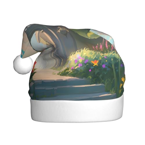 Weihnachtsmütze für Erwachsene, festliche Weihnachtsmütze mit Bommel, unisex, für Weihnachtsfeiern. Weihnachtsmütze für Erwachsene, festliche Weihnachtsmütze mit Bommel, unisex, für Weihnachtsfeiern. von Yizhiyz