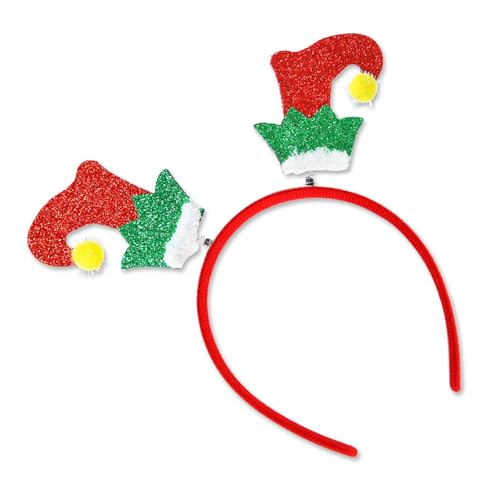 Yjcnelcr Geweih Hut Schleife Stirnband Weihnachten Kopfbedeckung Weihnachten Party Foto Requisiten Bowknot Party Kopfbedeckung Cosplay Zubehör von Yjcnelcr