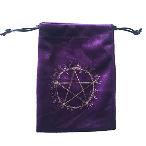 Yjcnelcr Tarot Karten Aufbewahrungstasche Tarot Tasche Kordelzug Schmucktasche Geschenktasche Wahrsagezubehör von Yjcnelcr