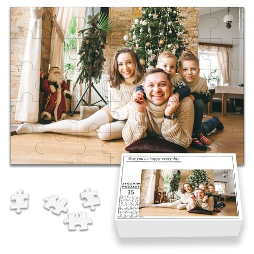 Puzzle Personalisiert Fotopuzzle mit Eigenem Bild Puzzle Selber Gestalten 35/70/120/200/300/500/1000/1500/2000/3000 Teile von Yjiuhao