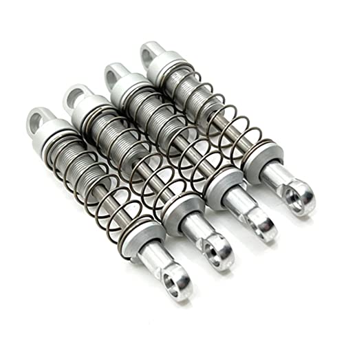 Yklhsocneg MN78 Metall vorne und hinten Dämpfer für MN78 MN-78 MN 78 1/12 RC Auto Upgrades Teile Zubehör, Silber von Yklhsocneg