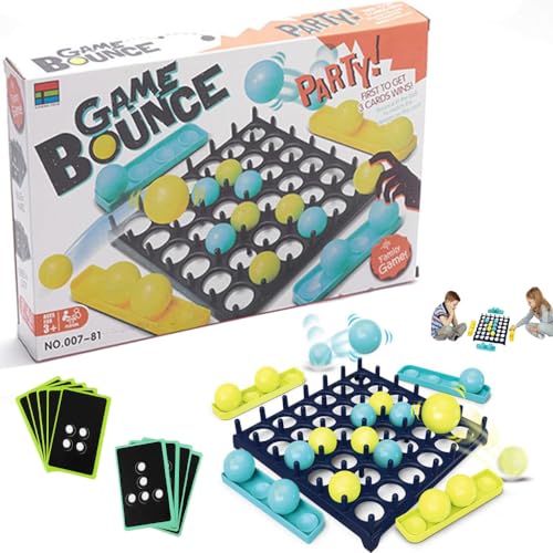 Desktop Bounce Ball Game,Bounce Off Party Game Jumping Ball, Bouncing Ball Abprallen Party-Spiel (4 Gewinnt), for Bounce Off Game for 2-4 Spieler,für Familie,Kinder,Erwachsene,Geburtstagsgeschenke von Ylinwtech