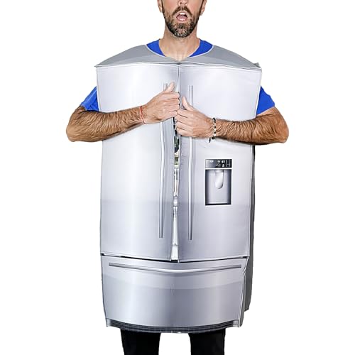 Ylnailky Cosplay Outfit, Karnevalskostüm Rollenspiel, Kreative Lustige Doppeltüriger Kühlschrank Verkleidung Für Fest Rollenspiel Bühnenauftritt Party Fasching Karneval Frauen Männer Ylnailky Cosplay Outfit, Karnevalskostüm Rollenspiel, Kreative Lustige Doppeltüriger Kühlschrank Verkleidung Für Fest Rollenspiel Bühnenauftritt Party Fasching Karneval Frauen Männer von Ylnailky