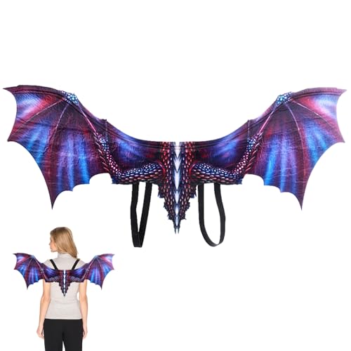 Ylnailky Drachenkostüm | Drachenflügel Halloween - Vliesstoff Drachenflügel Kostümzubehör Für Karneval Renaissance Mittelalter Fest Kostüm Verkleidung Ylnailky Drachenkostüm | Drachenflügel Halloween - Vliesstoff Drachenflügel Kostümzubehör Für Karneval Renaissance Mittelalter Fest Kostüm Verkleidung von Ylnailky