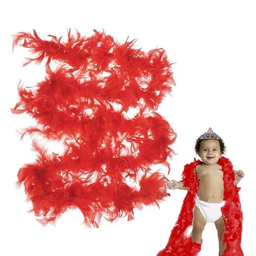 Ylnailky Federboas Für Kinder - Boas Für Party | 2 Meter/6,6 Ft Federn Für Kleid,7 Farben Federboa Zum Tanzen, Dekoration, Kostüm, Halloween, Hochzeit, Mädchen Verkleiden von Ylnailky