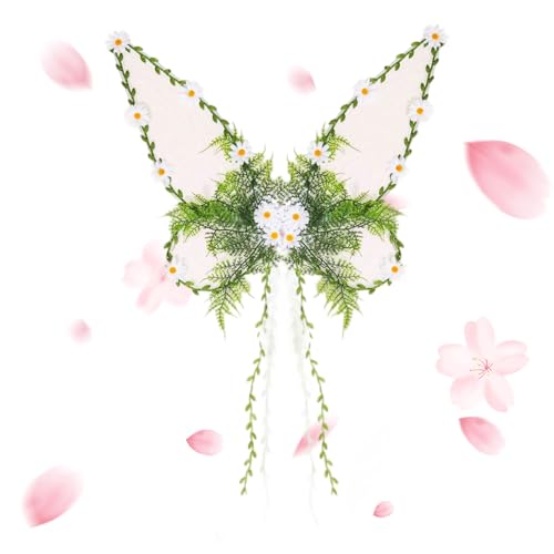 Ylnailky Feenflügel, Elfenkostüm Mit Ranken, Festivaldekorationen für Cosplay Makeup Bühnenauftritt Pride Party Garten und Weihnachten Ylnailky Feenflügel, Elfenkostüm Mit Ranken, Festivaldekorationen für Cosplay Makeup Bühnenauftritt Pride Party Garten und Weihnachten von Ylnailky