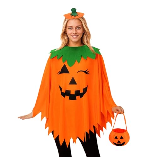 Ylnailky Halloween Kürbis Umhang | Kinderkostüm Kürbis Verkleidung - Fotokostüm Karnevalsoutfit Deko Leuchtet Im Dunkeln Ylnailky Halloween Kürbis Umhang | Kinderkostüm Kürbis Verkleidung - Fotokostüm Karnevalsoutfit Deko Leuchtet Im Dunkeln von Ylnailky