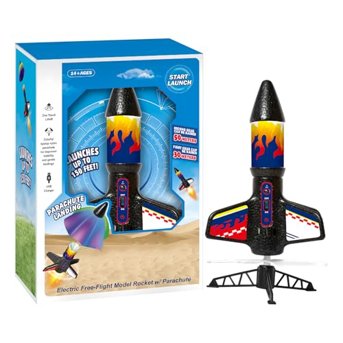 Ylnailky Raketen Für Kinder - Startende Flugrakete Mit Fallschirm | Wissenschaftliches Lernspiel Sportliches Gruppenspiel Für Eltern-Kind-Aktivität Schüler Outdoor Spaß Ylnailky Raketen Für Kinder - Startende Flugrakete Mit Fallschirm | Wissenschaftliches Lernspiel Sportliches Gruppenspiel Für Eltern-Kind-Aktivität Schüler Outdoor Spaß von Ylnailky