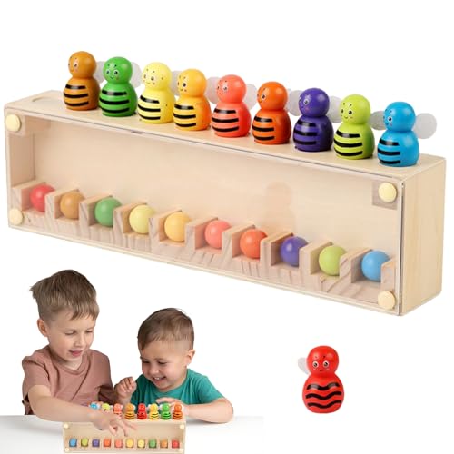 Ylnailky Zuordnungsspiel Für Kinder - Lernspielzeug Farben Lernen - Bienenform Lernspiel Farben Zuordnen, Holz Lern Spiel Für Zuhause Kindergarten Ylnailky Zuordnungsspiel Für Kinder - Lernspielzeug Farben Lernen - Bienenform Lernspiel Farben Zuordnen, Holz Lern Spiel Für Zuhause Kindergarten von Ylnailky
