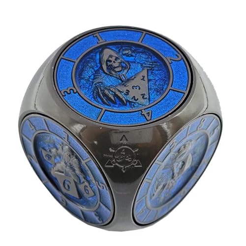 7-in-1-Fidget-Spinner-Würfel für DND, abgerundetes kubisches Metallwürfel-Set mit 3D-Relief, für Dungeons and Dragons, Geschenke mit Box, polyedrische Rollenspiel-Würfel, Fantasy-D&D-Tisch-RPG 7-in-1-Fidget-Spinner-Würfel für DND, abgerundetes kubisches Metallwürfel-Set mit 3D-Relief, für Dungeons and Dragons, Geschenke mit Box, polyedrische Rollenspiel-Würfel, Fantasy-D&D-Tisch-RPG von YlobdolY