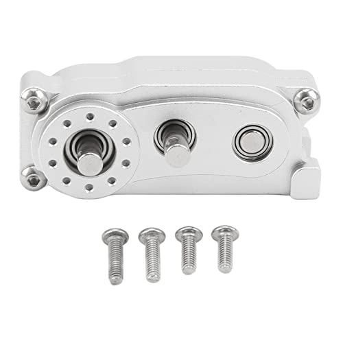 2-Gang-CNC-gefrästes Verteilergetriebe für 1/10 RC-Autos mit 313 mm Radstand – eloxiertes Aluminium (Silver) von Ylwxzenith