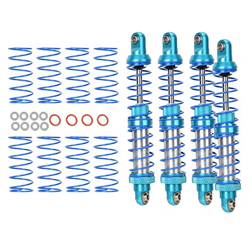 Ylwxzenith 4 Stück – hochwertige Metall-Stoßdämpfer für 1/10 RC-Crawler – dämpfend und leicht (90mm) von Ylwxzenith