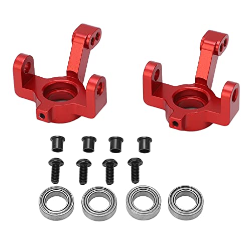 Ylwxzenith Aluminiumlegierung RC Car Steering Cup Knuckle Arm für Latrax Teton 1/18 Crawler (Red) von Ylwxzenith