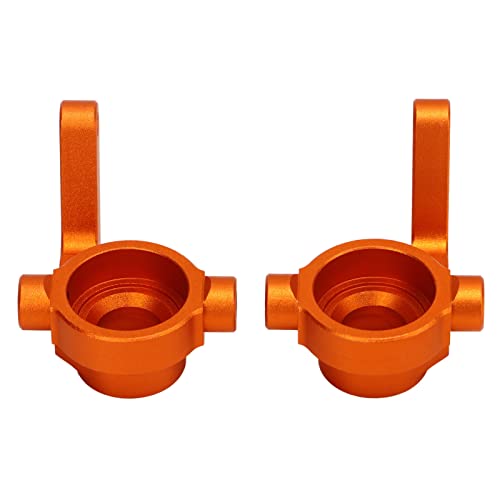 Ylwxzenith Aluminum Alloy RC Steering Cup - Reduce Vibration, Installation, Strength for ZD Racing 10 Vehicle (Orange) von Ylwxzenith