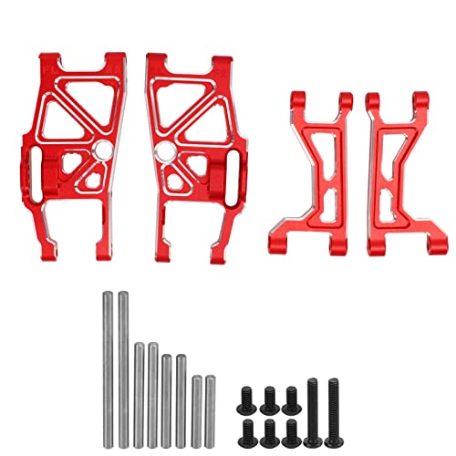 Ylwxzenith Aluminum Alloy Suspension Arms for 1/10 MAXX 2.0 RC Car - Strength and Vibration Reduction for Racing (Red) von Ylwxzenith