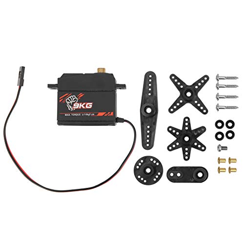 Ylwxzenith - Effizientes digitales Servo mit Metallgetriebe – ideal für 1:8 1:10 – Geschwindigkeitsautos und Starrflügelflugzeuge von Ylwxzenith