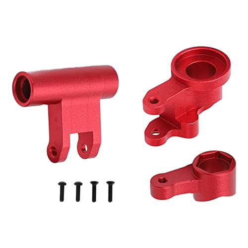 Ylwxzenith - Quality Aluminum Alloy Steering Components for Losi Lasernut U4 1/10 RC Car - CNC Machining and Installation (Red) von Ylwxzenith