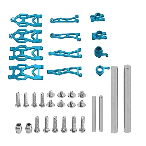 Ylwxzenith RC-Aufhängungsarm-Kit aus Aluminiumlegierung für SCY 16101PRO 16102 16103 1/16 ferngesteuertes Auto – verbesserte Leistung und Haltbarkeit (Blue) von Ylwxzenith