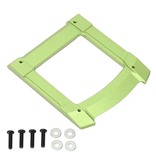 Ylwxzenith RC Skid Plate Glide Chassis Guard – Zubehör aus Aluminiumlegierung für 1/10 Autos – gegen Kratzer und – zum Einbau für ARRMA Granite und mehr (Green) von Ylwxzenith