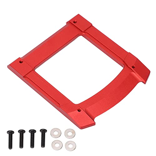 Ylwxzenith RC Skid Plate Glide Chassis Guard – Zubehör aus Aluminiumlegierung für 1/10 Autos – gegen Kratzer und – zum Einbau für ARRMA Granite und mehr (Red) von Ylwxzenith