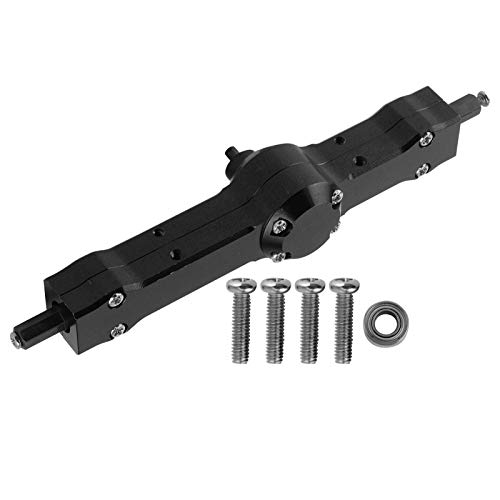 Ylwxzenith - Stabile RC-Metall-Hinterachse aus Aluminiumlegierung für ferngesteuertes WPL D12-Auto - Installation und - Rost (Black) von Ylwxzenith