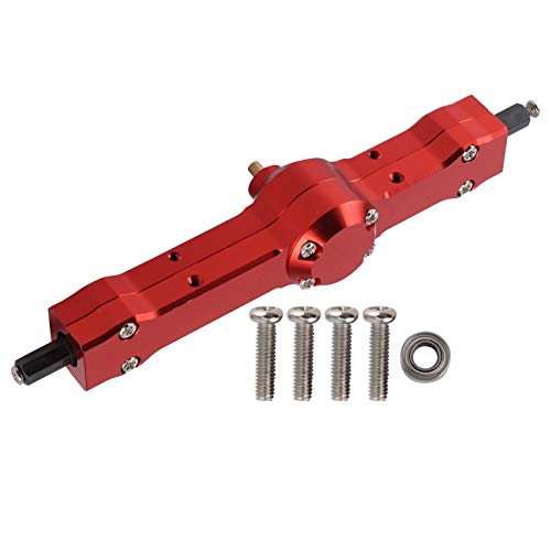 Ylwxzenith - Stabile RC-Metall-Hinterachse aus Aluminiumlegierung für ferngesteuertes WPL D12-Auto - Installation und - Rost (Red) von Ylwxzenith