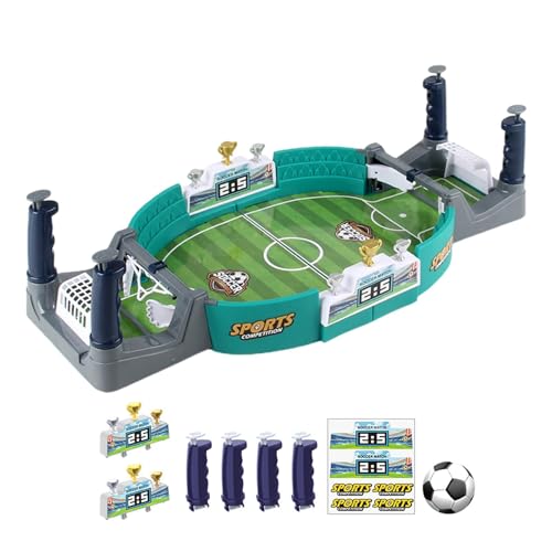 Fußball-Tischspiel – Miniatur-Fußballtisch, lustiges Indoor-Fußballspiel | Interaktives Tischfußballspiel, lustiges Tischfußballspiel für die ganze Familie, Tischfußballspiel für Kinder, Erwachsene, z von Ynnhik