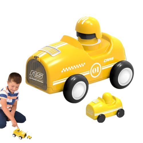 Push and Go Auto Spielzeug für Kinder mit Reibungskraft - 2X Schub Reibungsauto | Lustiges Press-and-Go-Auto mit interaktiver Reibung für und Mädchen von Ynnhik