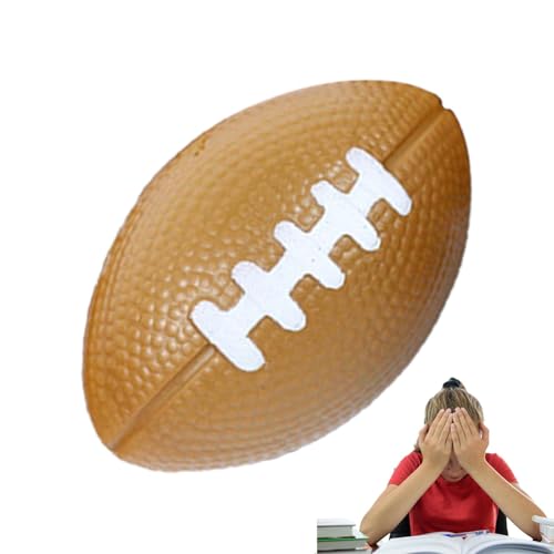 Rebound Fidget Toy, Squeeze Sensory Toys - Football-Wurst, weiches sensorisches, dehnbares Zappelspielzeug | Quetsch- und Quetschbälle, nicht klebendes, süßes, weiches Kneifspielzeug, lustiges Weihnac von Ynnhik