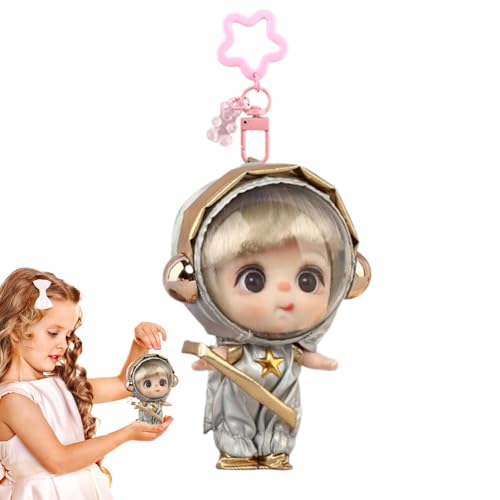 Weltraumpuppe – Cartoon-Trendpuppen, Anime-Skulptur | Home Decorative Ornament Kind Cartoon Mädchen Dress Up Ornament, Anime Display Figur Sammlerstück bewegliche trendige Spielzeugpuppe für Wohnzimme von Ynnhik