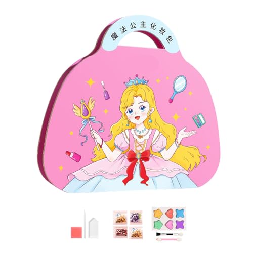 Ynnhik Anziehspiele, Makeup Activity Dress Up Sticker Set | Aufkleber-Aktivitätsbuch für Kinder, Prinzessin-Make-up-Sticker-Anziehspielset, Schmuck-Malbücher für Mädchen ab 5 Jahren von Ynnhik