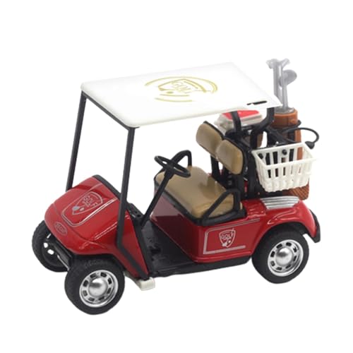 Ynnhik Minigolf-Modell - Diecast Metal Golf Cart Modelle, Golfwagen Fahrzeugmodell Maßstab für -Mädchen-Sammlung Dekorationsornamente von Ynnhik