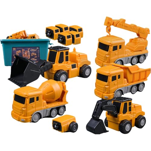 Ynnhik Roboter-Actionfigur - Magnet-Autospielzeug, Zusammengebautes Autospielzeug Mit Magnetischer Transformationstechnik | Kreatives Transformationsauto-Roboterspielzeug, Baufahrzeuge Für Kinder von Ynnhik