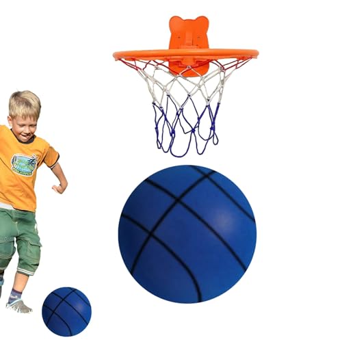 Ynnhik Schaumstoff-Basketball, Weicher Basketball-Trainingsball, High-Density Soft Foam Ball Mute Basketball für Kinder, Teenager, Erwachsene, Spielübungen von Ynnhik