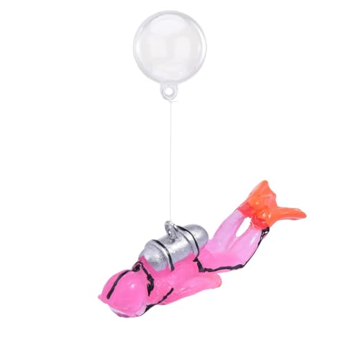 Ynnhik Schwimmende Aquariendekorationen - Resin Fish Drive Ball Dekorationen für Tank - Aquarium Dekoration Aquarium Taucher Aquarium Aquarium Taucher Schwimm Fisch Spielzeug von Ynnhik