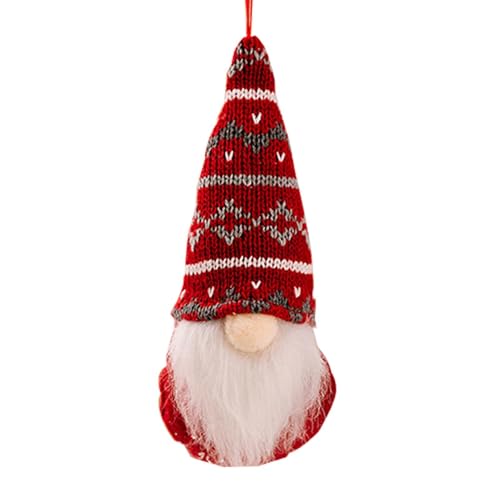 Zwerge Christbaumschmuck - Plüsch-Weihnachtswichtel-Dekorationen für Dekorativer -Weihnachtsschmuck für Weihnachtsbaum, Kamin, Heimdekoration von Ynnhik