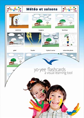 Yo-Yee Flashcards Bildkarten zur Sprachförderung in Französisch - Wetter und Jahreszeiten - Fiches de vocabulaire - Météo et saisons von Yo-Yee Flashcards