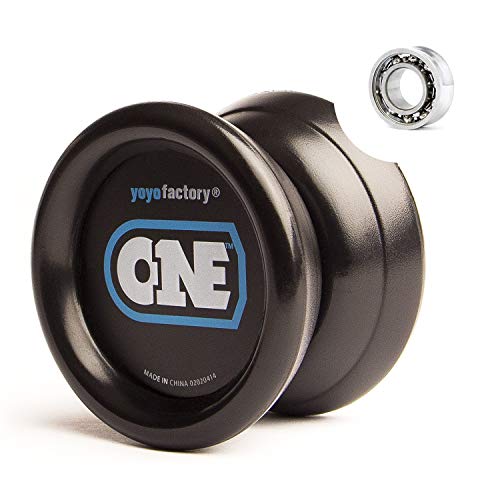 Yoyo - One von Yoyofactory (inkl. 2. Lager) Yo-Yo für Beginner + Fortgeschrittene / Farbe Schwarz. von YoYo Factory