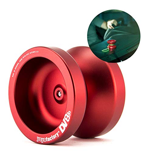 YoyoFactory DV888 Profi Metall Yo-Yo Mit Kugellager & Schnur - ROT (Ideal für Anfänger) von YoYo Factory