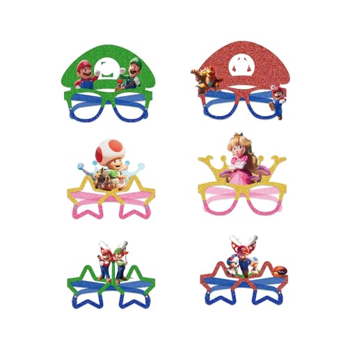 12 Stück Cartoon-Brille für Geburtstagsfeier, Muster aus Papier, lustige Brille für Geburtstagsfeiern, Photo Booth Requisiten, geeignet für Partyrequisiten für Jungen und Mädchen 12 Stück Cartoon-Brille für Geburtstagsfeier, Muster aus Papier, lustige Brille für Geburtstagsfeiern, Photo Booth Requisiten, geeignet für Partyrequisiten für Jungen und Mädchen von Yoimckay