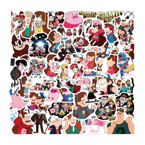 50 Stück Anime Aufkleber,Cartoon Stickers Set Vinyl Wasserdicht Aesthetic Aufkleber für Jugendliche Kinder Erwachsene, Karikatur Sticker für Auto Laptop Telefon Gitarre Skateboard Motorrad Fahrrad 06 von Yoimckay