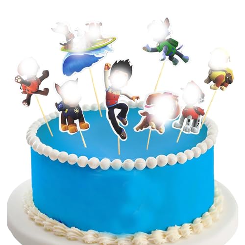 Cartoon Anime Tortendeko,8 Stück Cake Toppers Cupcake Deko,Kuchen Deko,für Kinder Geburtstag Party Torte Deko Supplies Cartooon Anime Partydekorationen von Yoimckay