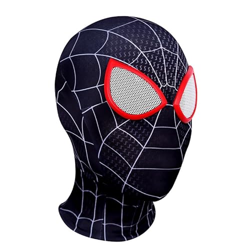 Cool Anime Helden Maske,Verkleidungsmasken für Kinder Erwachsener,Cartoon Spinnen Party Mask,Helm Verkleidung für Jungen und Mädchen für Film Cosplay,Kopfbedeckung für Karneval,Halloween,Dunkelblau von Yoimckay