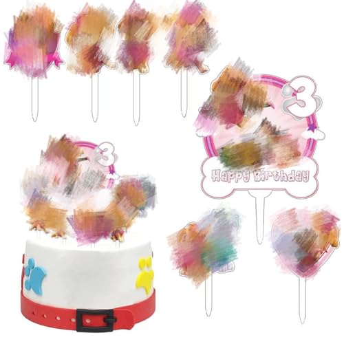 Cute Tortendeko für Kinder,7 Stück Cake Topper Geburtstag,Cartoon Anime Figur Kuchendekorationen Kawaii Cake Topper Geburtstag Party Deko für Mädchen Jungen Kinder von Yoimckay